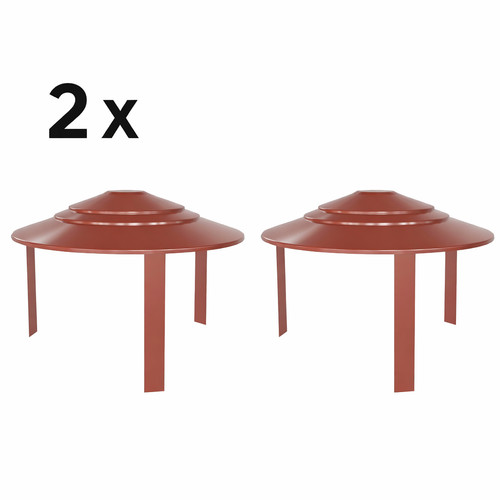 Terracotta chimney capping - terracotta,