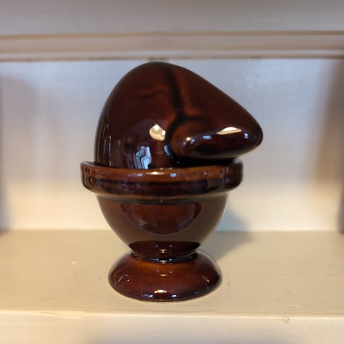 Glossy brown denmead - glossy, pottery