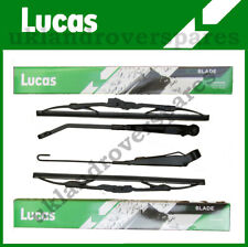 LAND ROVER DEFENDER WINDSCREEN WIPER ARM & LUCAS WIPER BLADE SET - 2002 ONWARDS