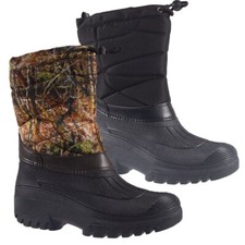 MENS SNOW BOOTS WINTER WATERPROOF YARD MUCKER THERMAL SKI WELLINGTONS FUR WARM