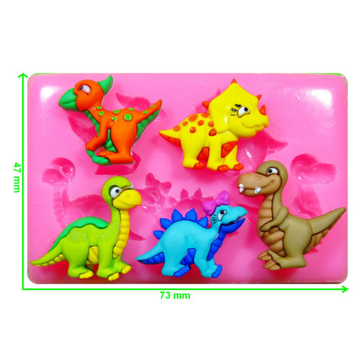 Dinky dinosaurs mould - dinosaurs, by