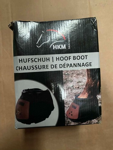 Hkm hoof boots black size - hkm, 7