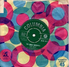 Tony Brent:Ten lonely weekends/Until the real things comes along:UK Columbia