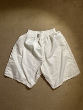 Retro Knee Length Nylon silky shiny gym / football workout shorts 38/40W Glanz