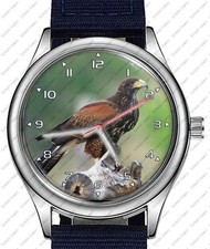 Harris Hawk Bird Of Prey Trendy 38mm Face Wrist Watch