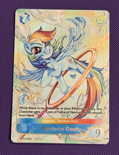 Rainbow dash bp01 - bp01-gr05, gold