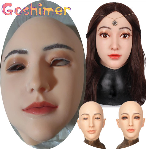 Silicone mask female - silicone,