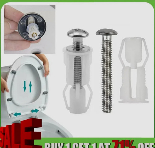 2pcs toilet seat hinges - toilet,