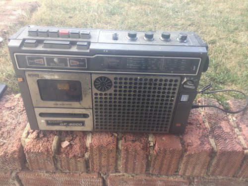 Vintage sharp 6000e radio - vintage, gf-6000e