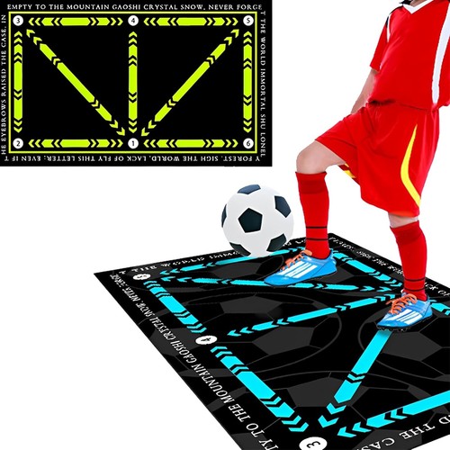 Dribble training carpet - training, soccer
