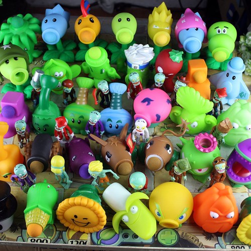 Plants zombies pvc action - plants,
