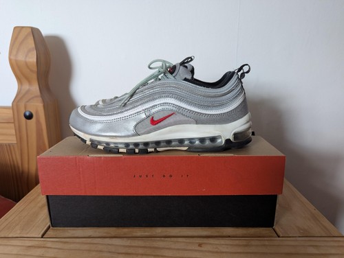 Nike air max uk8 silver - nike,