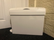 USED White Sanitary Waste Bin