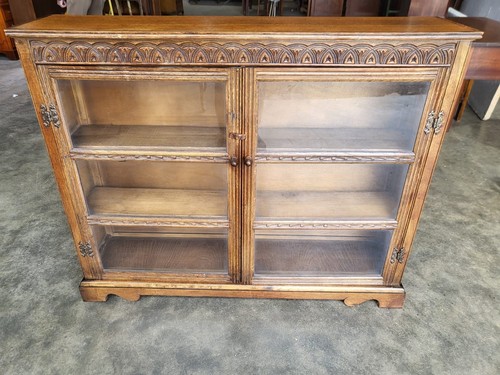 Vintage oak carved door - 2,