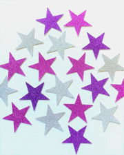 SPARKLY STARS PINK PURPLE