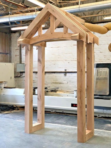 Solid oak porch wooden - porch,,