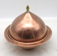 Vintage Copper Conical Lidded
