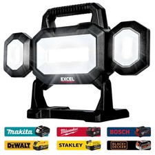 Excel 18V Cordless Multi-Battery System Flexi LED Work Light 5000 Lumens, 12105