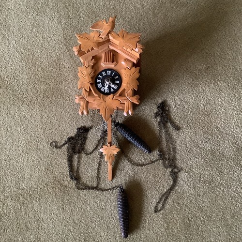Vintage wooden cuckoo clock - vintage,