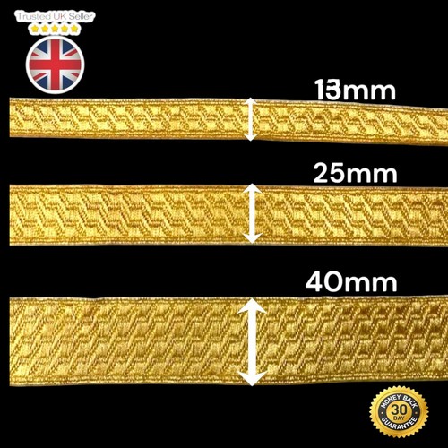 Mylar gold braid - ,