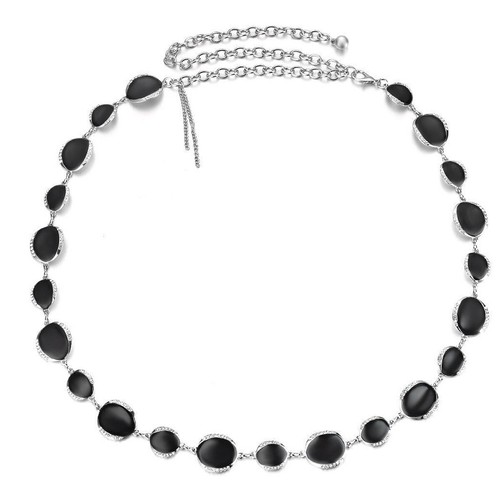 Ladies diamante waist - diamante,