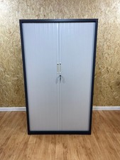 Metal tambour cabinet/4 adjustable shelf’s+keys - Local Can DELIVER