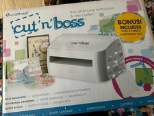Cut ‘n’ Boss Electric Die Cutting Machine – Complete Bundle –Excellent Condition