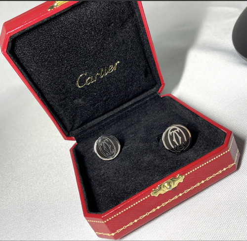 Cartier double logo pattern - cartier, c