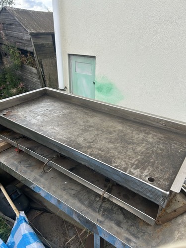 Log gas griddle - gas, plate