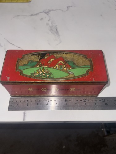 Vintage cws biscuits tin - biscuits,