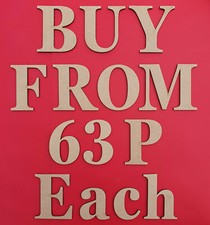 Wooden Letters Large Small MDF