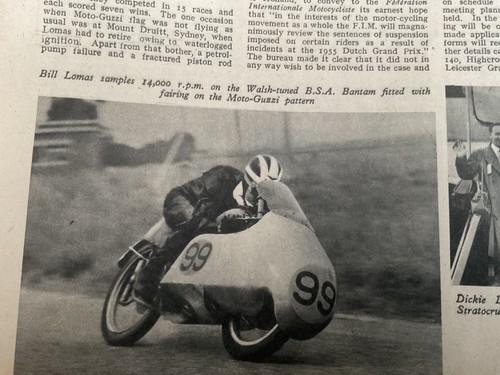 Bsa bantam lomas - lomas, welsh