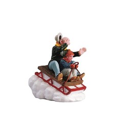 Lemax Figurines -  Sledding