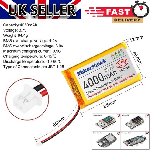 4000mah rechargeable 1s - rechargeable,