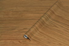 CASELLA OAK BROWN STICKY BACK PLASTIC SELF ADHESIVE VINYL WOODGRAIN 1M x 45CM