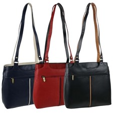 Ladies Soft Leather Two-Tone