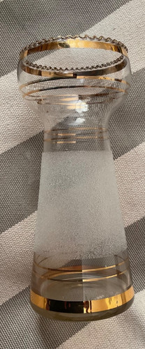 Vintage glass hyacinth vase - vintage,