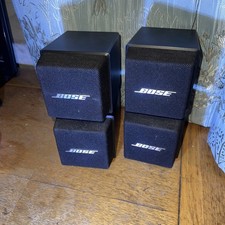 Pair Bose AM-5 Cube Speakers Black Tested Free Ship