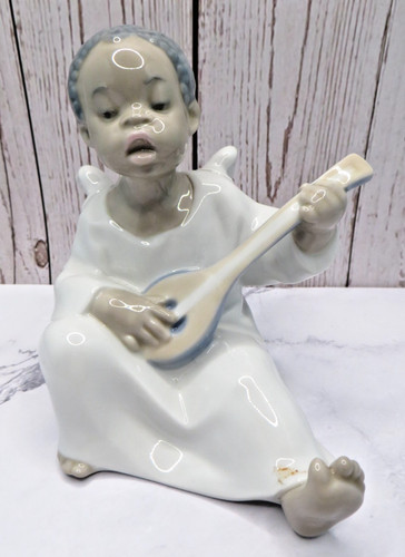 Lladro 4537 angel black with - angel,