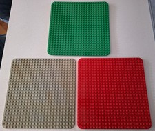 3x Duplo Baseplates Base