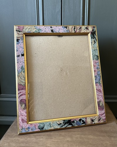 Vintage floral gold photo - floral/gold,