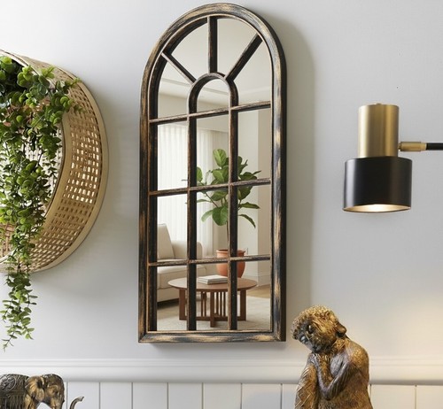35x71cm arched window wall - window,