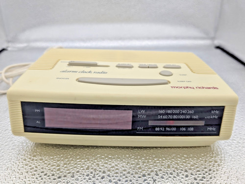 Morphy richards alarm clock - richards,