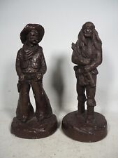 Largo Sculptures -  Western Cowboy & Indian Resin Figurines 25cm