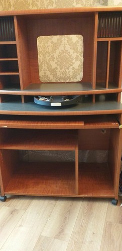 Reproduction mahogany computer - reproduction,