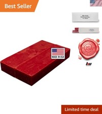 Blended Waxes Premium Cheese Wax - FDA Compliant Red Blocks for Cheese Aging