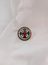 Knights Templar crusader pin