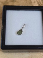 Mini Moldavite Sterling Silver