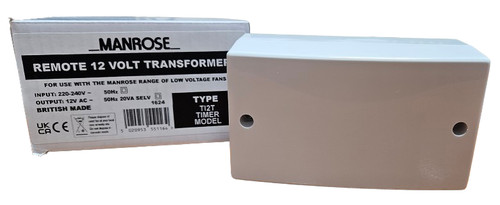 Manrose t12t timer transformer - timer,