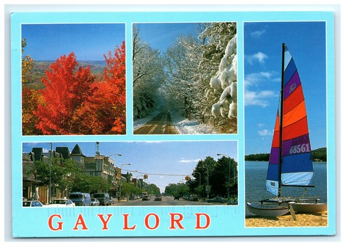 Postcard gaylord michigan - postcard,